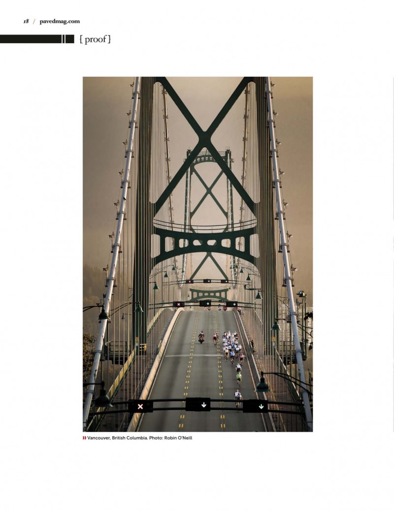 Paved magazine gran fondo lions gate bridge