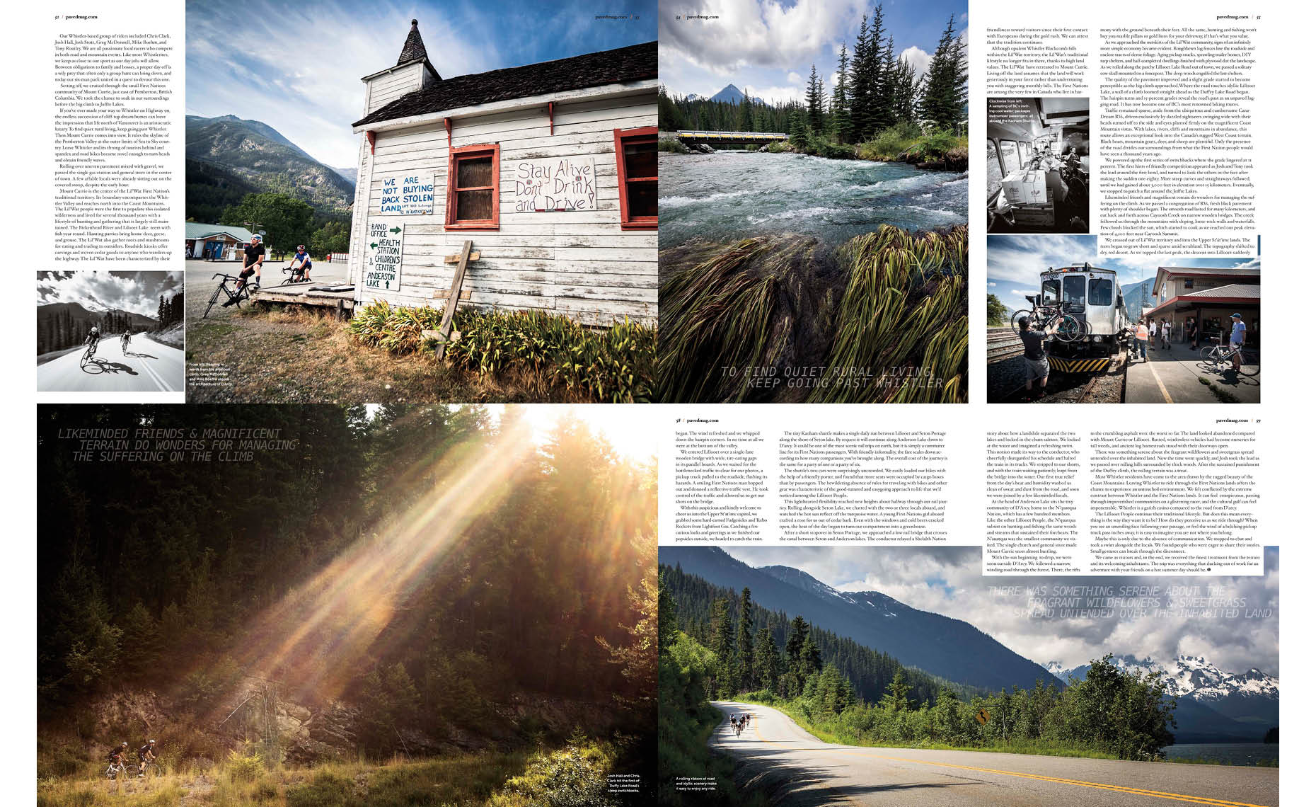 Whistler road bike photographer feature article